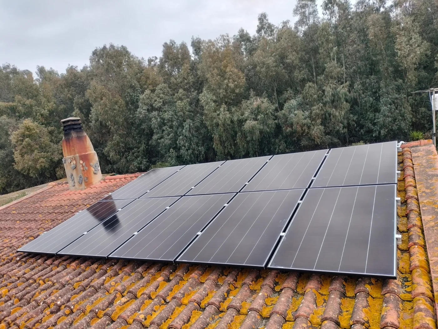 Impianto fotovoltaico installato in Sardegna